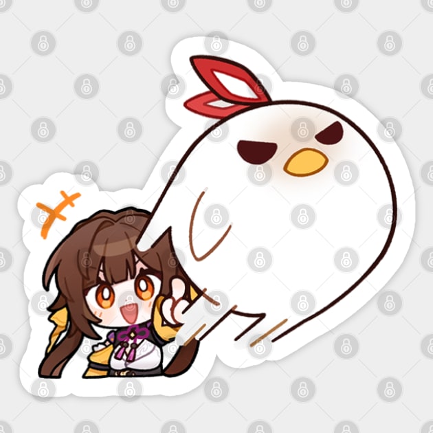 Honkai Star Rail Chibi Sushang Sticker by HoyoStan